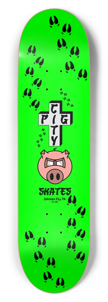 PIG CITY 8.5 POP FIRST ONE 8-1/2 Skateboard Deck