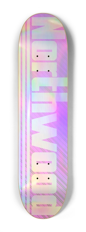 Holo Pink Alternate 7-1/4 7-1/4 Mini/Kid Skateboard