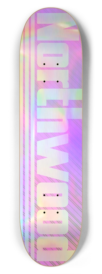 Holo Pink Alternate 7-3/4 7-3/4 Skateboard Deck