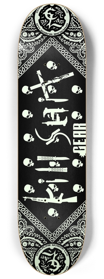 KSG Bandana Glow in the Dark 8-1/4 Skateboard Deck
