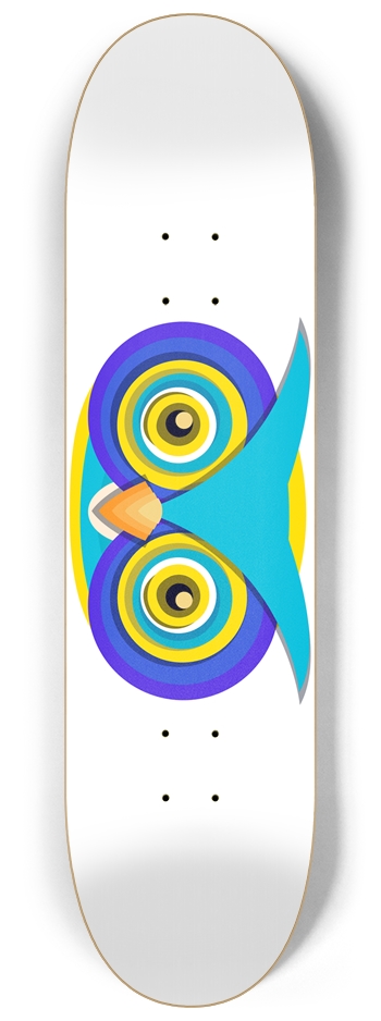 owl 8-1/4 Skateboard Deck