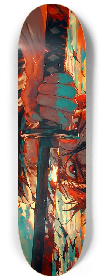 anime warrior 8-1/4 Skateboard Deck