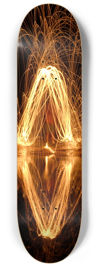 fire and light 8-1/4 Skateboard Deck