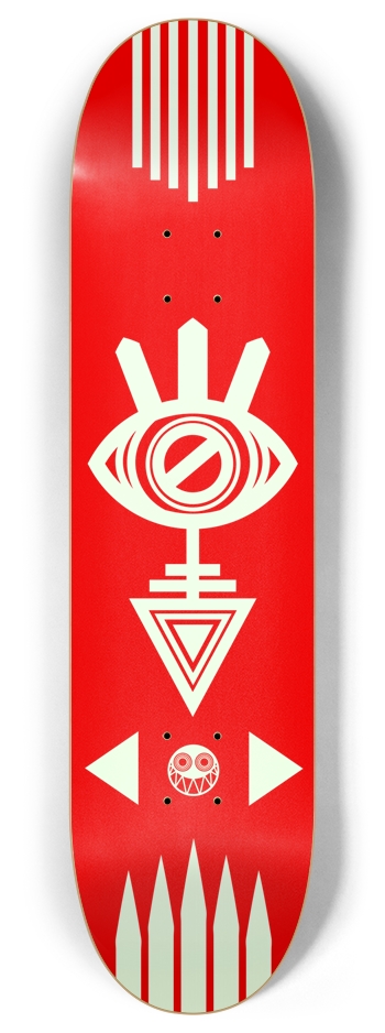 Eye of Void (Glow in the Dark) 8 Inch Skateboard Deck