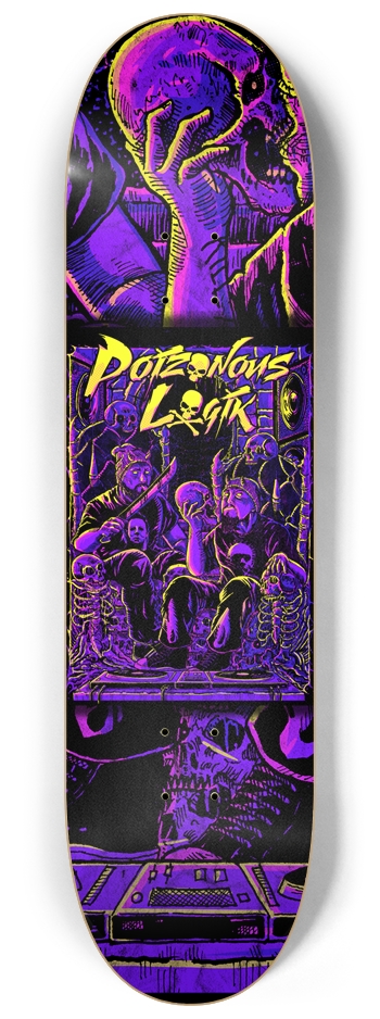 PL throne 8-1/4 Skateboard Deck