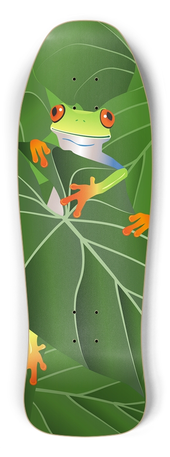 tree frog Skateboard Shredder Shape