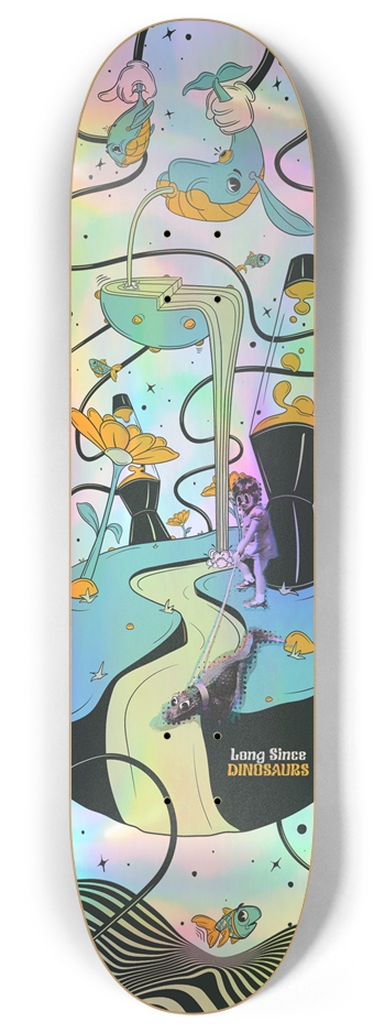 Silly Kids (Holographic) 8 Inch Skateboard Deck