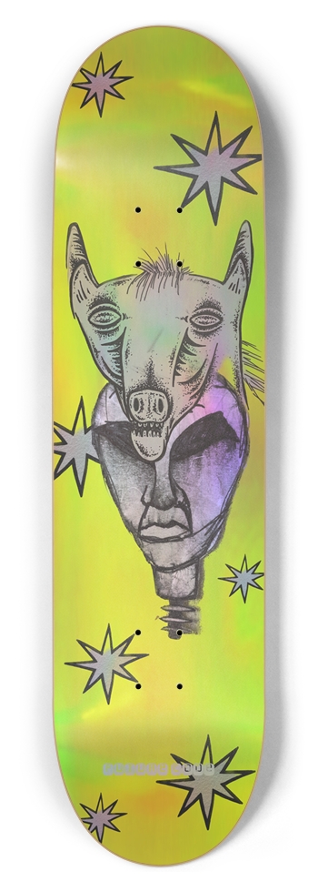 “Dog-Friend” - Holographic 8-1/2 Skateboard Deck