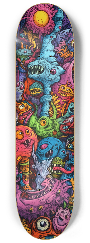 Mindscream 2 deck custom skateboard Series #1 8-1/4 Skateboard Deck