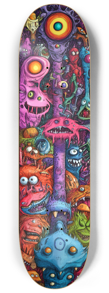 Mindscream 2 deck custom skateboard Series #2 8-1/4 Skateboard Deck