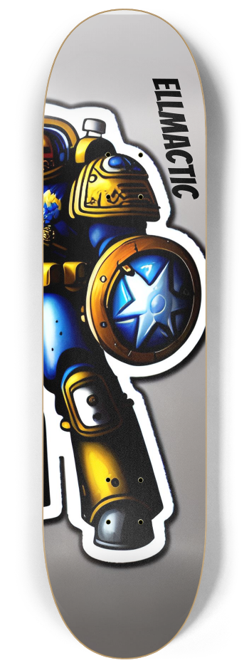 Robot split into #2 8-1/4 Skateboard Deck