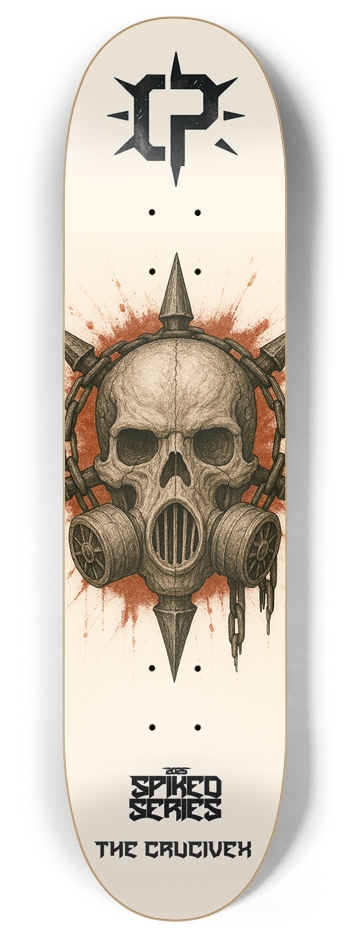 Crucivex -- 2025 Spiked Series (Limited Edition) 8 Inch Skateboard Deck