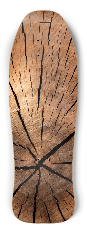 cracked Skateboard Shredder Shape