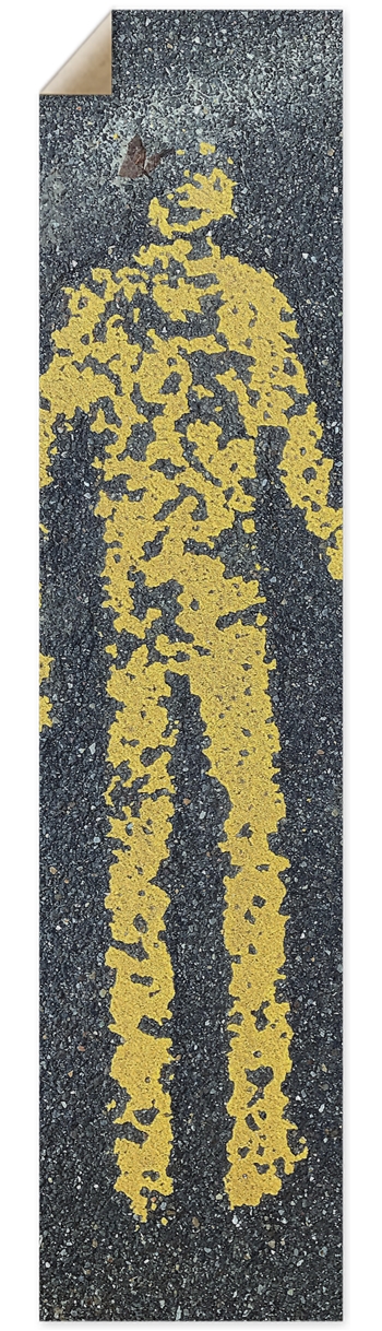 yellow man Griptape Griptape for Longboards