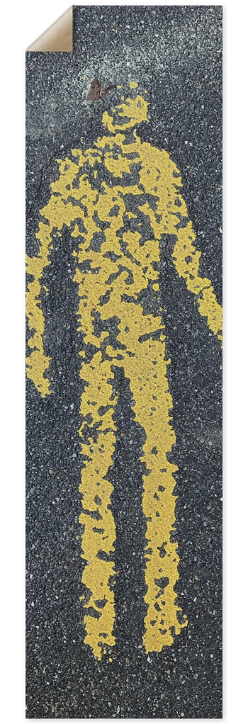 yellow man 2 Griptape 10 x 36 Inch Griptape