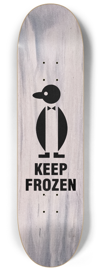 Keep Frozen 8-1/4 Skateboard Deck