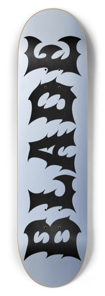 Logo deck (with silver graphic) 8-1/2 Skateboard Deck