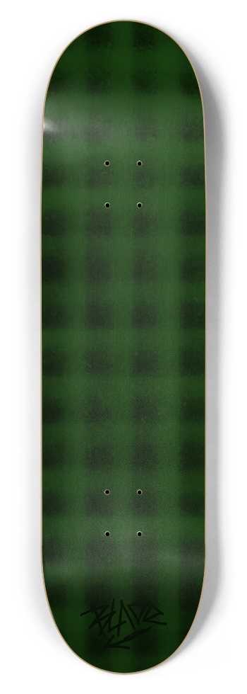 Forest plaid 8-1/2 Skateboard Deck