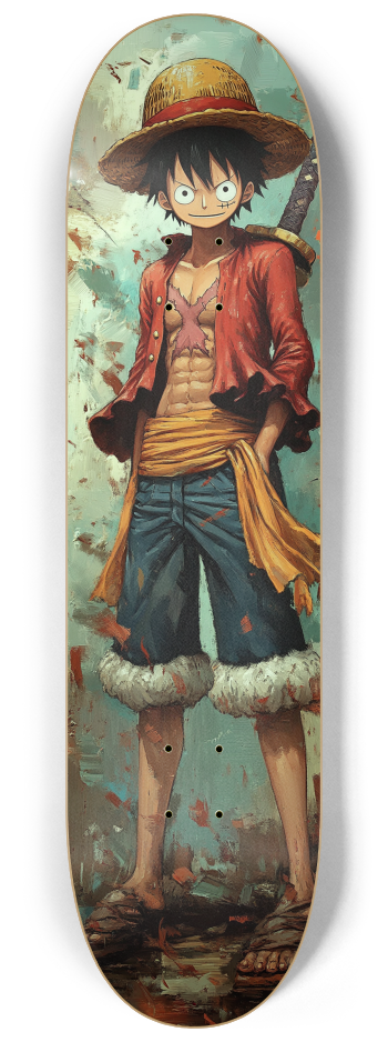 Luffy 3 decks custom Skateboard Series #2 8-1/4 Skateboard Deck