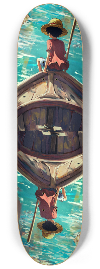 Luffy 3 decks custom Skateboard Series #3 8-1/4 Skateboard Deck