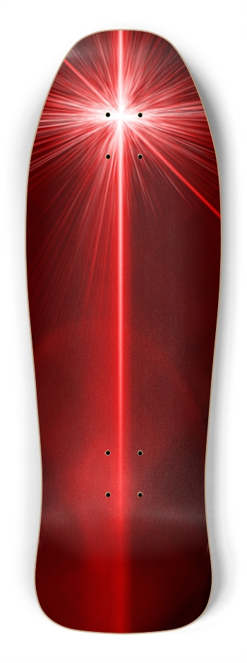 red star Skateboard Shredder Shape