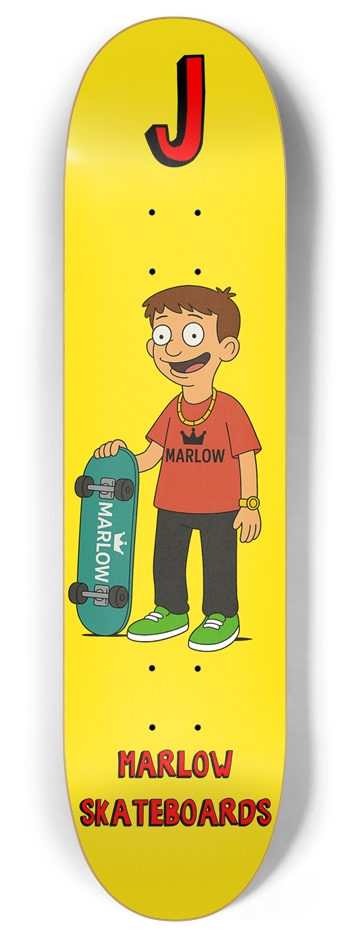 J's Burgers Deck 8 Inch Skateboard Deck