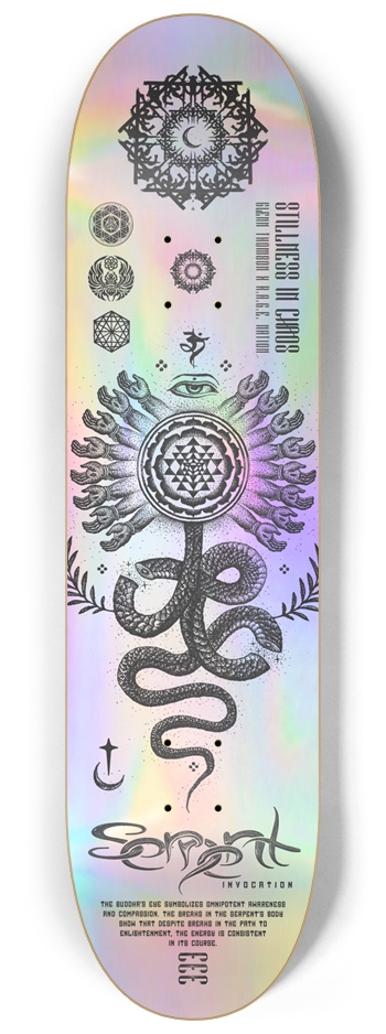 serpent holo 8.25 8-1/4 Skateboard Deck