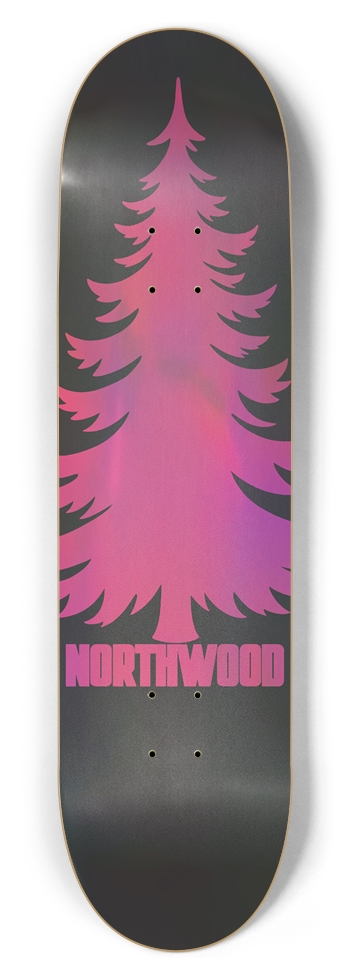 Holo Pink Pine 8-1/2 8-1/2 Skateboard Deck