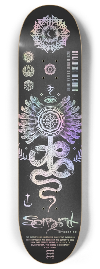 serpent holo v2 - 8 inch 8 Inch Skateboard Deck
