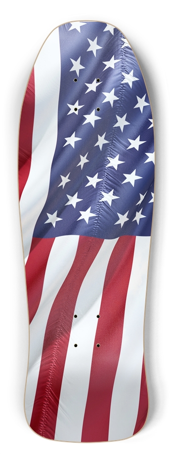 usa flag Custom Skateboard Shredder Shape