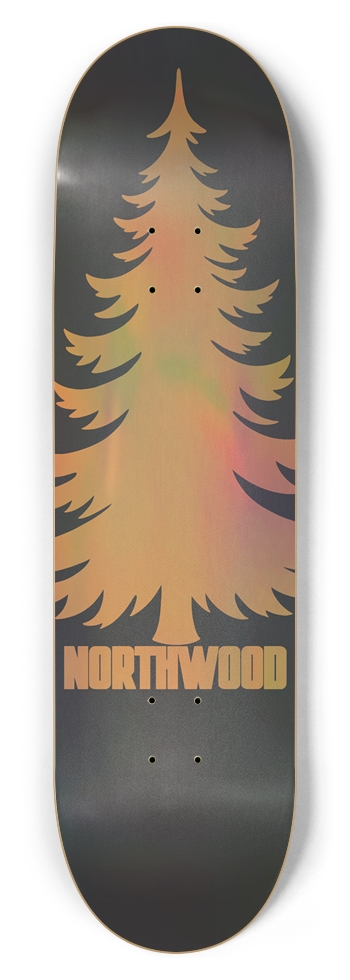 Holo Gold Pine 8-3/4 8-3/4 Inch Skateboard