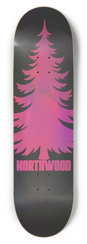 Holo Pink Pine 8-3/4 8-3/4 Inch Skateboard