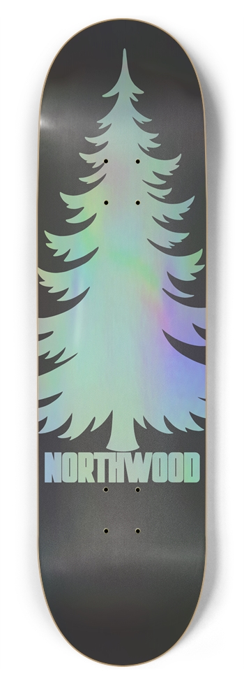Holo Blue Pine 8-3/4 8-3/4 Inch Skateboard