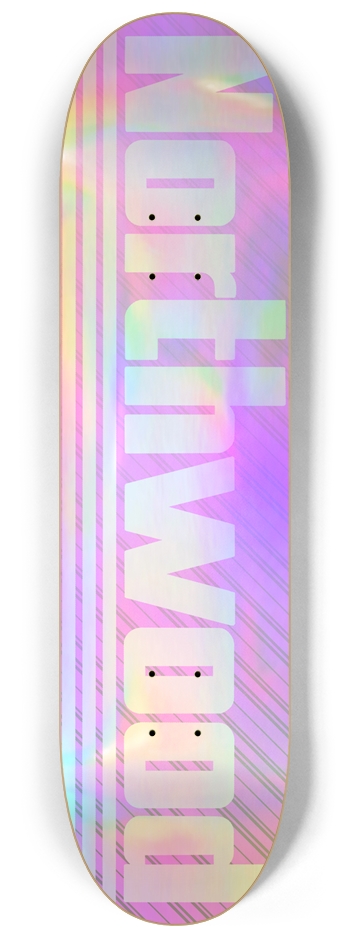 Holo Pink Alternate 8-1/4 8-1/4 Skateboard Deck