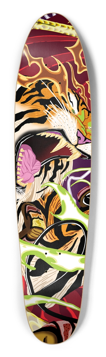 Tiger Longboard Deck Longboard Shape
