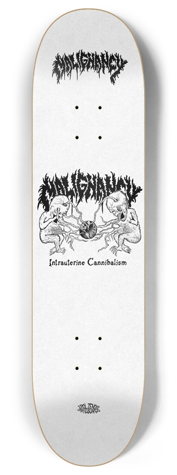 MALIGNANCY (Original Sketch Version) 8 Inch Skateboard Deck