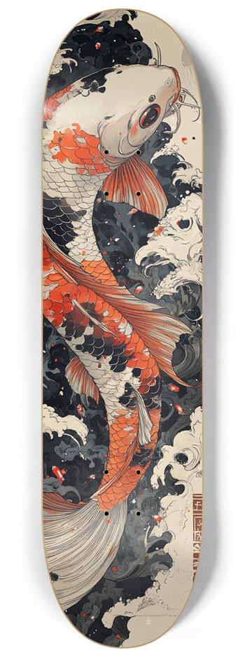 Koi 2 8-1/4 Skateboard Deck