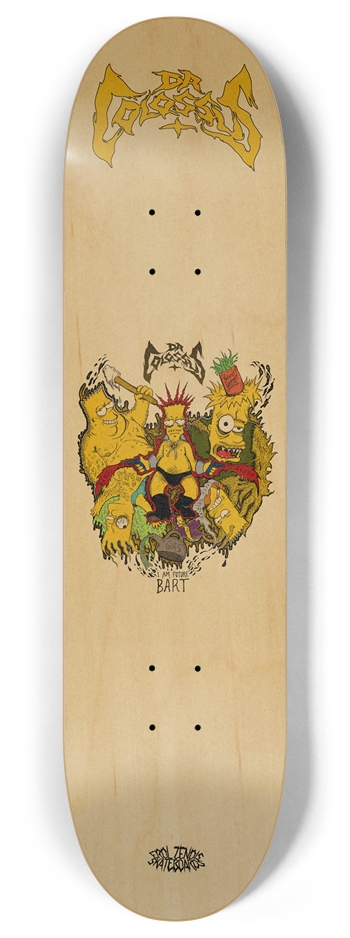 DR COLOSSUS - I AM FUTURE BART (Natural) 8 Inch Skateboard Deck