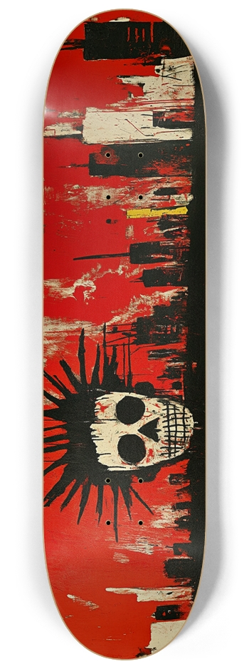 Cityscape 8-1/4 Skateboard Deck