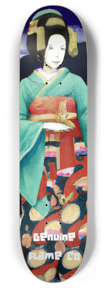Genuine Flame Co ''Kimono'' Pack #1 8 Inch Skateboard Deck