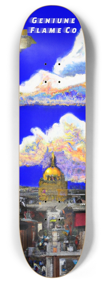 Schenectady ''STATE STREET'' DECK #1 8 Inch Skateboard Deck