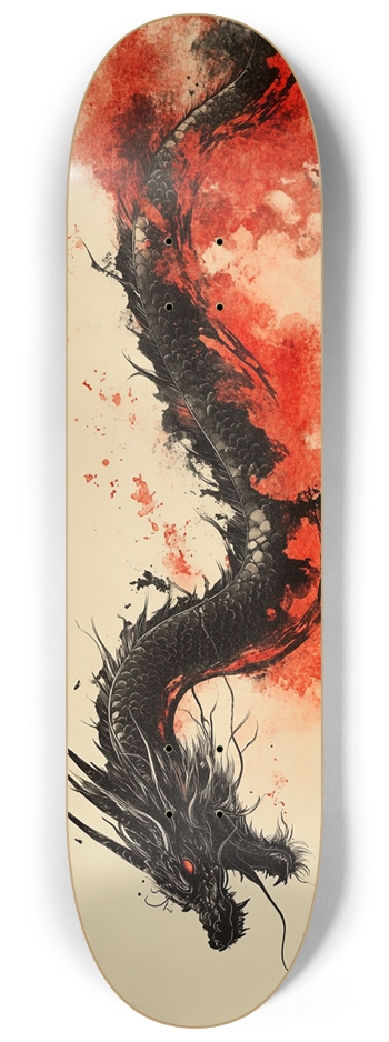 Black Dragon 8-1/4 Skateboard Deck