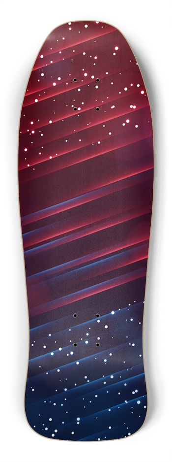 starsNstrips Skateboard Shredder Shape