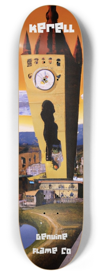KERELL''STATE STREET'' PRO BOARD #1 8 Inch Skateboard Deck