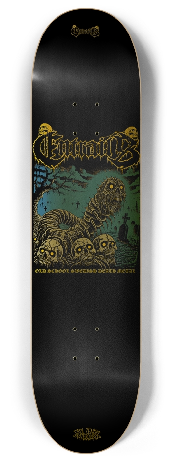 EROL ZENDIS - ENTRAILS - OSSDM V2 - GOLD EDITION 8 Inch Skateboard Deck