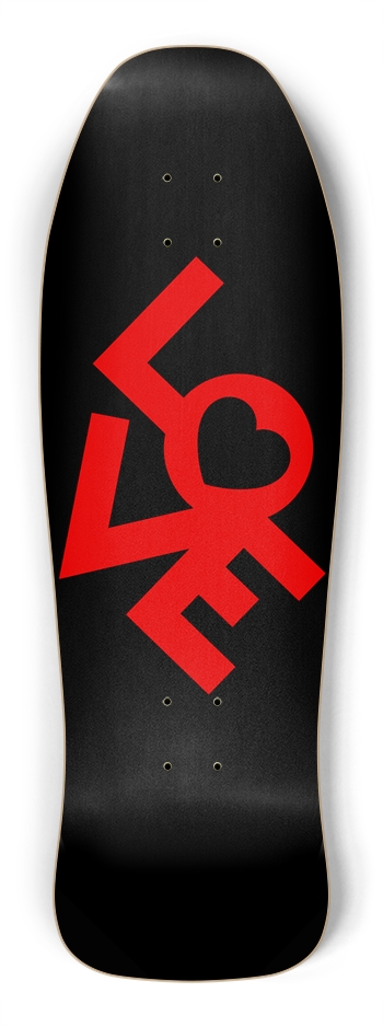 love Skateboard Shredder Shape