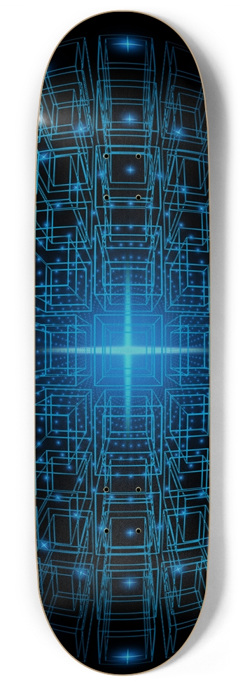 electric blue Skateboard 9 Inch Skateboard