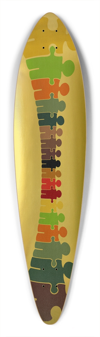 come together Longboard Pintail Longboard