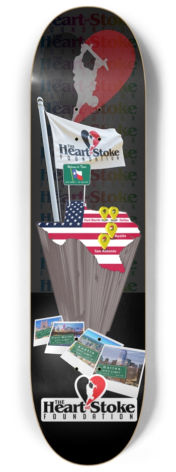 MDM HOS 02 8-1/4 Skateboard Deck