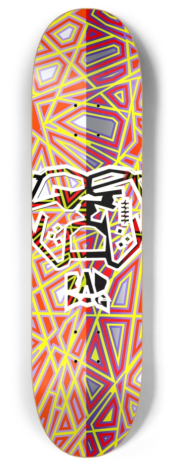 Bad Dog Tangents No. 4 8 Inch Skateboard Deck